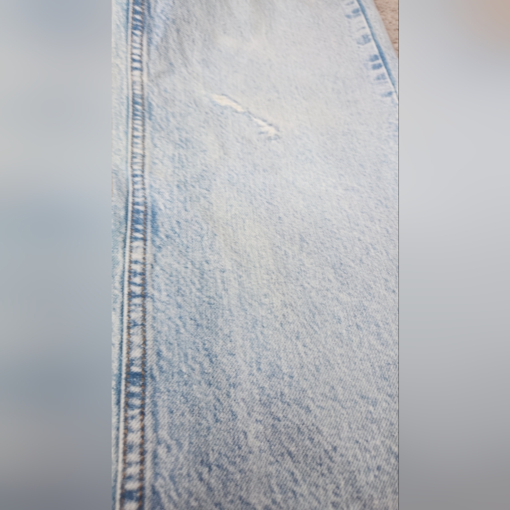 Women's High-Rise Foldover Straight Jeans - Wild Fable Size 0/32" - Picture 16 of 16